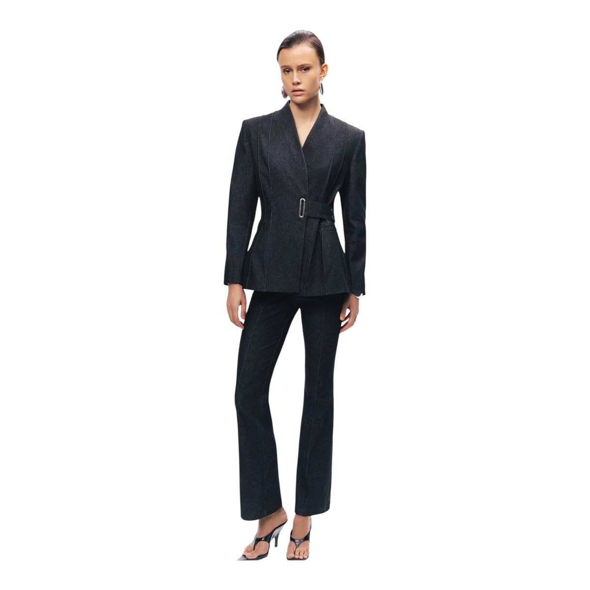 Belted Tailored Blazer