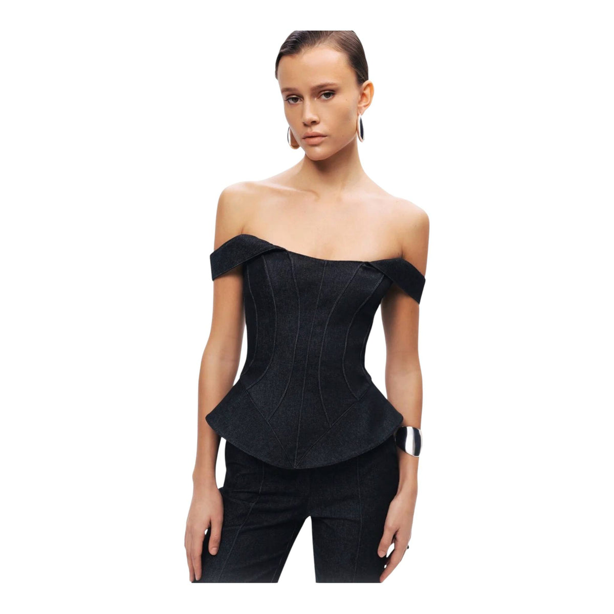 Off Shoulder Sculpder Bustier