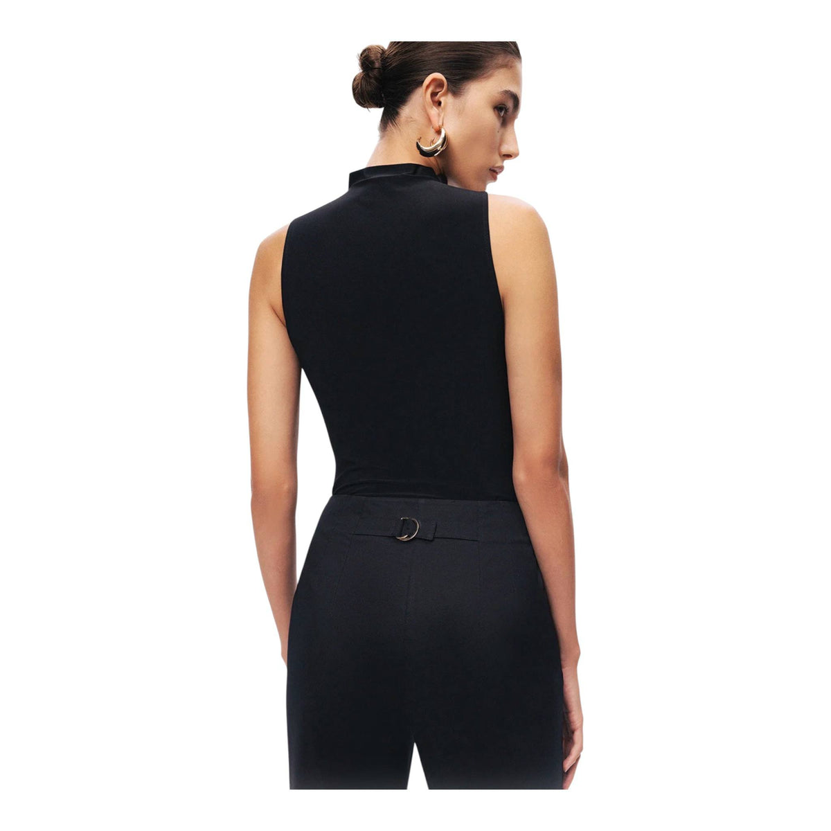 Gold Button Detail Pants