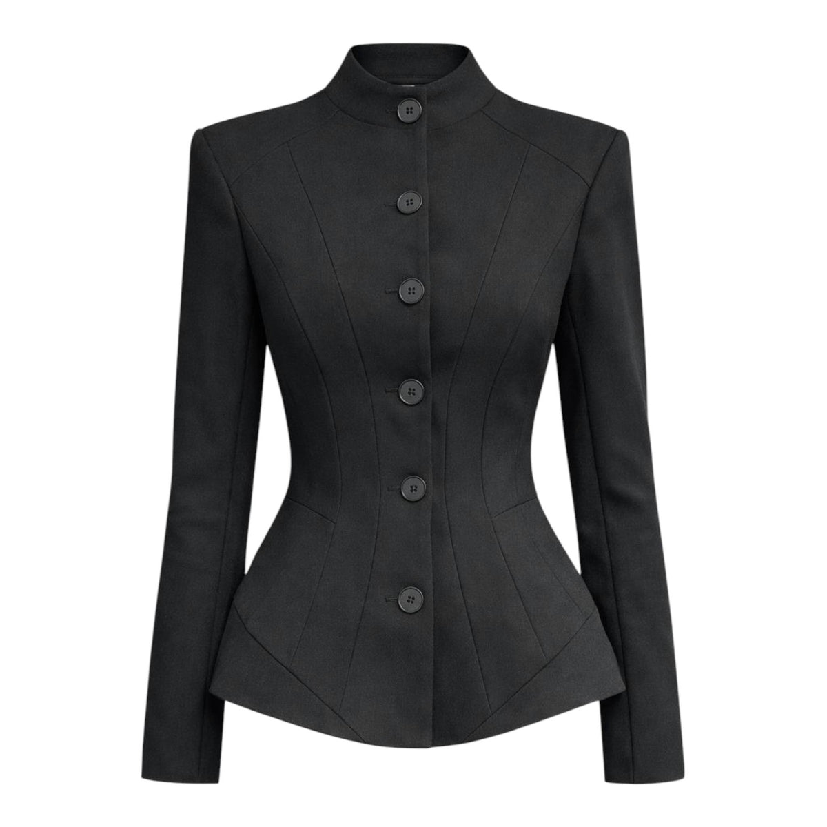 Structured High-Neck Jacket