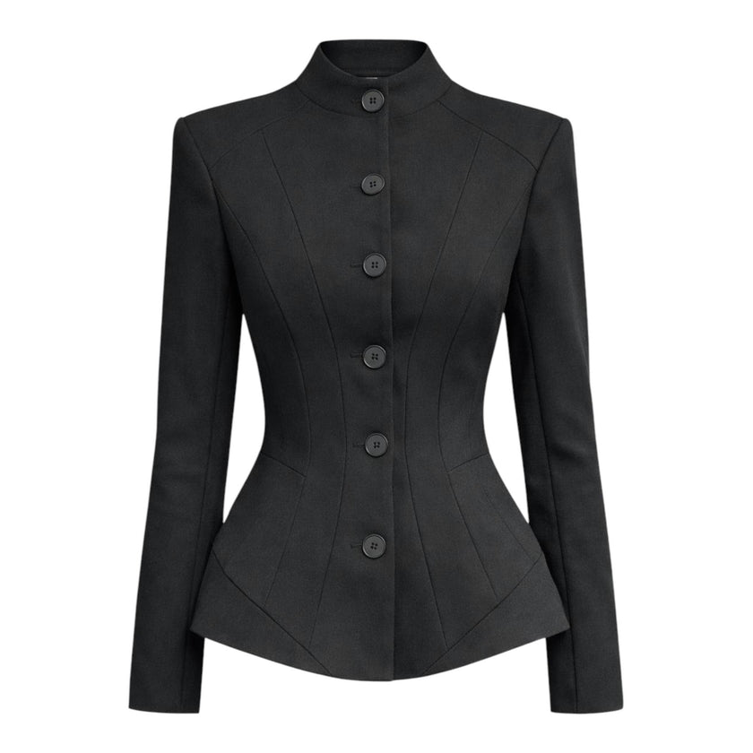 Structured High-Neck Jacket