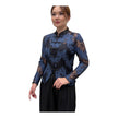 Navy Floral Lace Jacket & Balloon Trouser Set